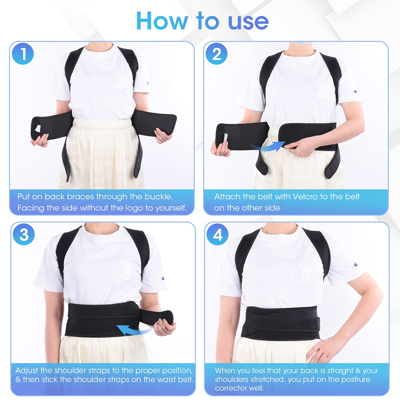 Black Posture Corrector